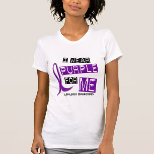 T-shirt Je porte le pourpre pour moi l'épilepsie 37