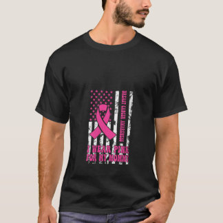 T-shirt Je Porte Le Rose Pour Ma Maman Sensibilisation au