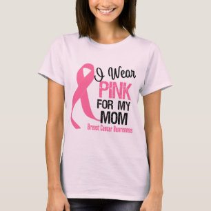 T-shirt Je Porte Le Rose Pour Ma Mère