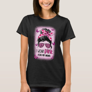 T-shirt Je Porte Le Rose Pour Ma Nana Conscience Du Cancer