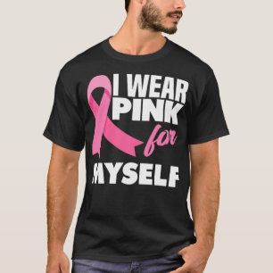 T-shirt Je Porte Le Rose Pour Moi Guerrier Cancer Du Sein