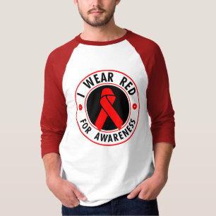 T-shirt JE PORTE LE ROUGE… Pour la conscience