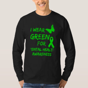 T-shirt Je Porte Le Vert Pour Le Mois De Sensibilisation À