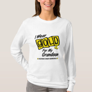 T-shirt Je porte l'or pour mon PETIT-FILS 8