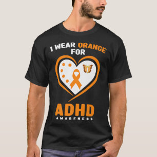 T-shirt Je Porte L'Orange Pour La Prime De Sensibilisation