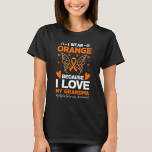T-shirt Je Porte L'Orange Pour Ma Grand-Mère Ms Multiple S
