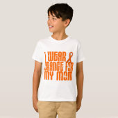 T-shirt Je porte l'orange pour ma maman 16 (Devant entier)