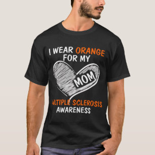 T-shirt Je Porte L'Orange Pour Ma Mère