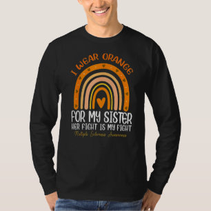 T-shirt Je Porte L'Orange Pour Ma Soeur La Sclérose En Pla