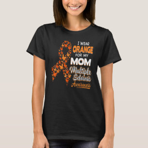 T-shirt Je Porte Orange Pour Ma Mère Sclérose En Plaques