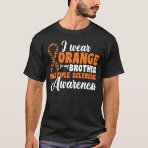 T-shirt Je Porte Orange Pour Mon Fils Sclérose En Plaques