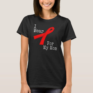 T-shirt Je porte pour ma chemise de conscience de maladie