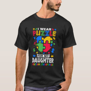 T-shirt Je Porte Puzzle Pour La Journée De La Sensibilisat