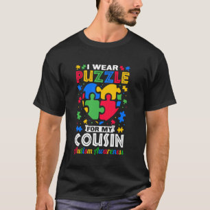 T-shirt Je Porte Puzzle Pour La Journée De Sensibilisation