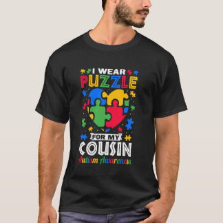 T-shirt Je Porte Puzzle Pour La Journée De Sensibilisation