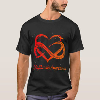 T-shirt Je Porte Rouge & Orange Pour La Sensibilisation À 