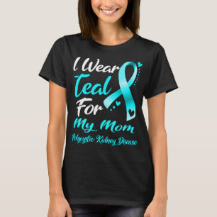 T-shirt Je Porte Turquoise Pour MA MME Maladie Rachitique 