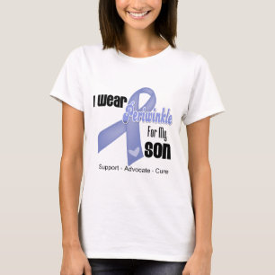 T-shirt Je porte un ruban de bord pour mon fils
