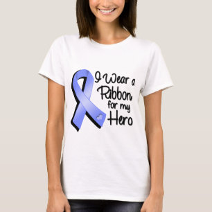T-shirt Je porte un ruban de persienne pour mon héros