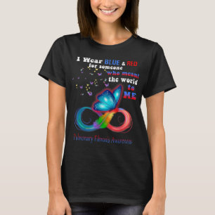 T-shirt Je porte une sensibilisation à la fibrose pulmonai