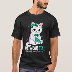 T-shirt Je Porte une sensibilisation Turquoise au rétablis