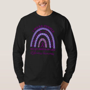 T-shirt Je Porte Une Soeur Violette À Law Alzheimers Aware