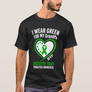 T-shirt Je Porte Vert pour la Sensibilisation à DTP de Mon