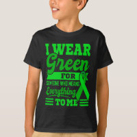 JE PORTE VERT World Cancer Day Cadeau Green Ribbon