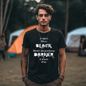 T-shirt Je porterai Noir