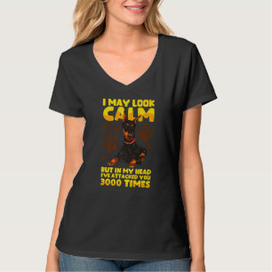 T-shirt Je Pourrais Avoir L'Air Calme Mais Dans Ma Tête Do