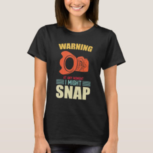 T-shirt Je pourrais craquer Photographie Photographe Appa