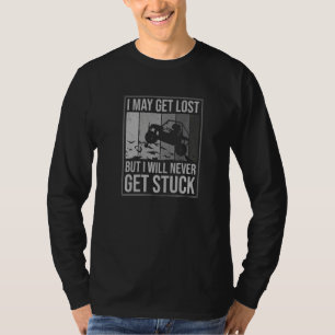 T-shirt Je Pourrais Être Perdu, Mais Je Ne Serai Jamais Co