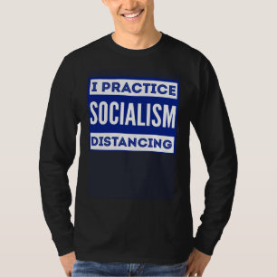 T-shirt Je pratique la distanciation socialiste Anti soci