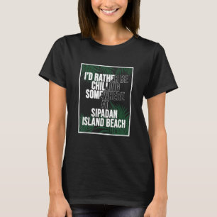 T-shirt Je Préfère Chaler Au Centre Commercial De Sipadan