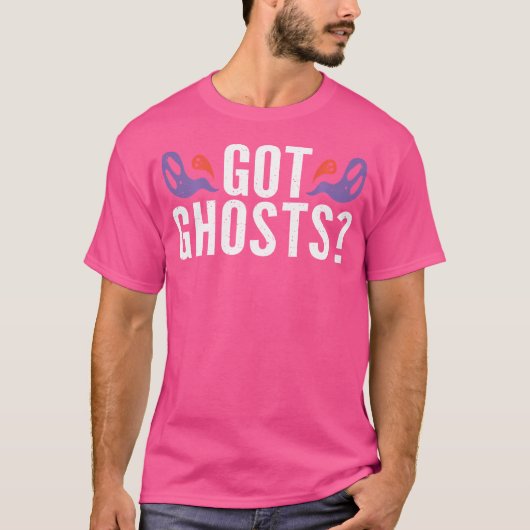 T-shirt JE Préfère Chasser les Fantômes (Devant)
