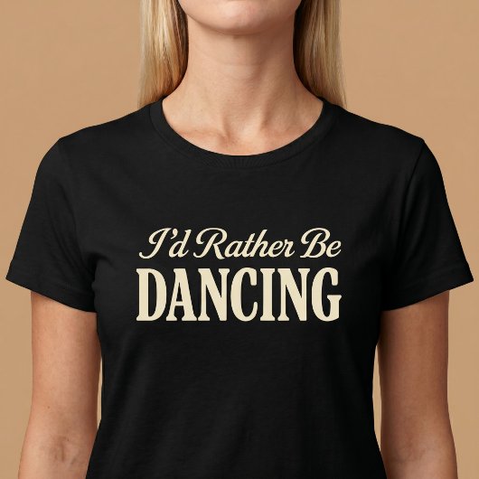 T-shirt Je préfère danser