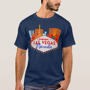 T-shirt Je Préfère Être À Las Vegas Nevada Vintage