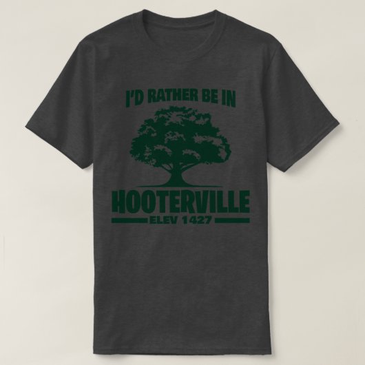T-shirt Je préfère être dans Hooterville Green Acres Petti (Design devant)