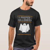 T-shirt Je Préfère Halloween Sweater de Noël Funny Ugly Xm (Devant)