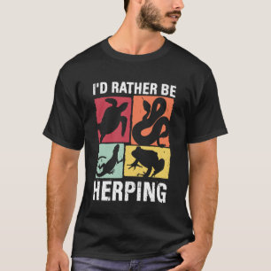 T-shirt JE PRÉFÈRE HERPER L'herpétologie