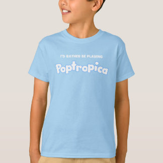T-shirt Je préfère jouer à Poptropica