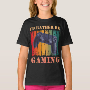T-SHIRT JE PRÉFÈRE JOUER AUX JEUX VIDÉO