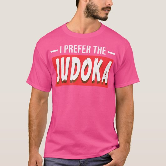 T-shirt Je Préfère Judoka Funny Judo Sports (Devant)