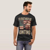 T-SHIRT JE PRÉFÈRE LA CHASSE (Devant entier)