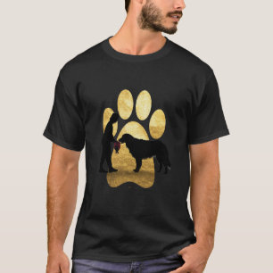 T-shirt Je préfère les chiens aux gens – Patte de faux-or