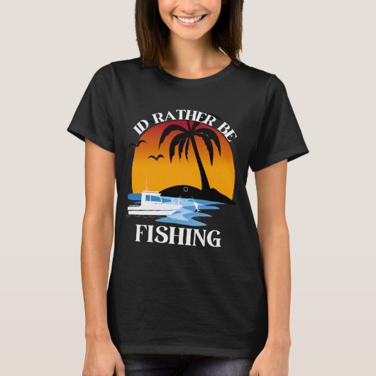 T-SHIRT JE PRÉFÈRE PÊCHER (Devant)