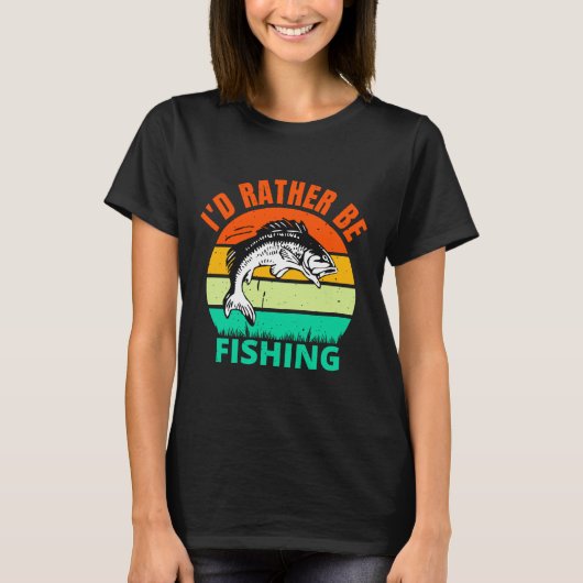 T-shirt Je Préfère Pêcher (Devant)