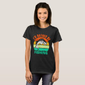 T-shirt Je Préfère Pêcher (Devant entier)