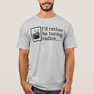 T-shirt Je préfère régler les radios Radio amateur Radio H