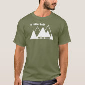 T-shirt Je préférerais être à Bretton Woods Mountain (Devant)